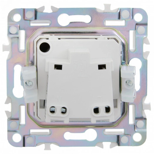 SKANDY Розетка без заземления с защитными шторками 10А SK-R01Sh шампань IEK