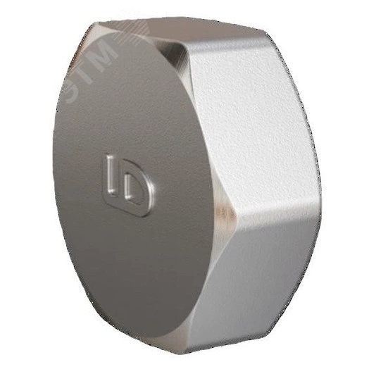 Заглушка 1 1/4' ВР латунь никель