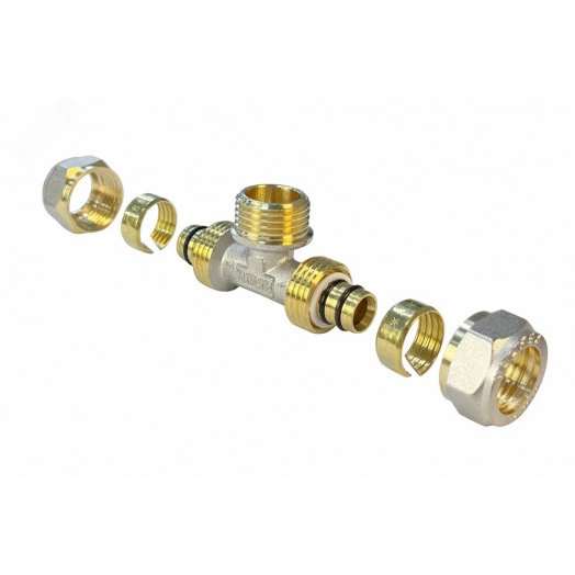 Тройник обжимной НР 20х3/4х20