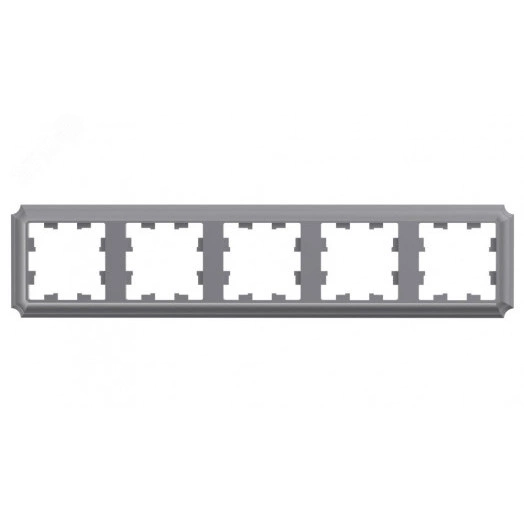 ATLASDESIGN ANTIQUE 5-постовая рамка, универсальная, СТАЛЬ