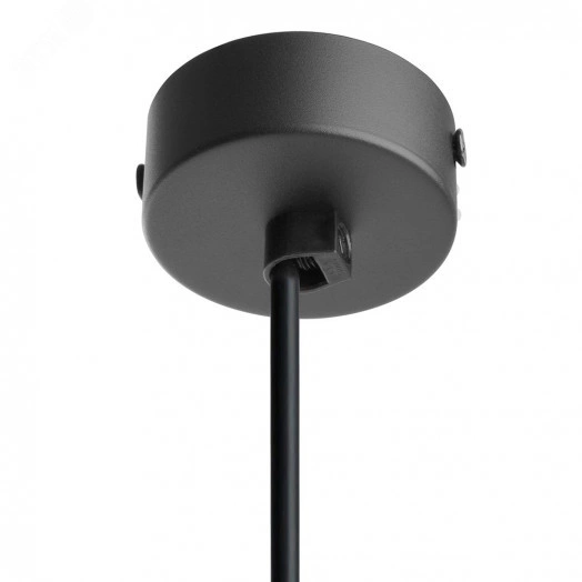 Светильник ДСО GU10 без лампы на подвесе черный античное золото