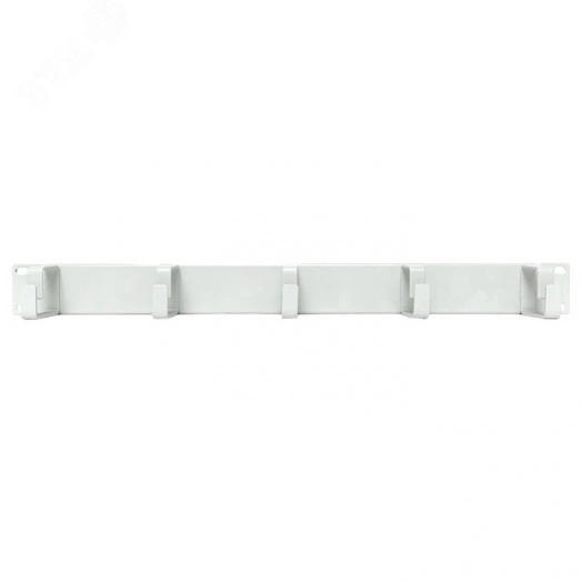 Органайзер кабельный TERACOM PRO 1U 5 колец серый