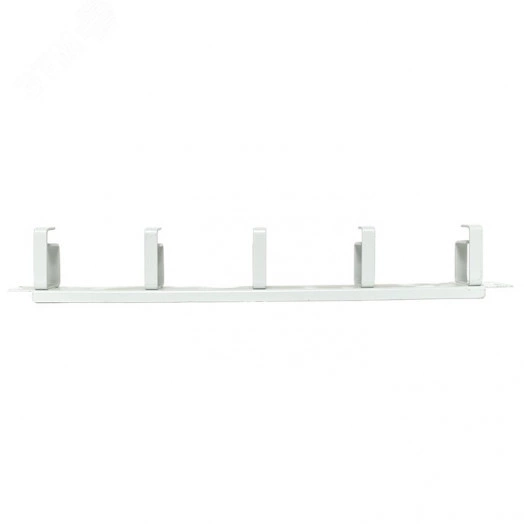 Органайзер кабельный TERACOM PRO 1U 5 колец серый