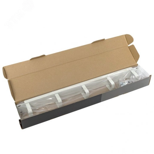 Органайзер кабельный TERACOM PRO 1U 5 колец серый