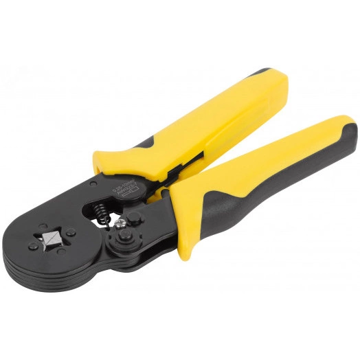 Пресс-клещи для обжима втулочных наконечников 0,25-10 мм, прорезиненные ручки 175 мм