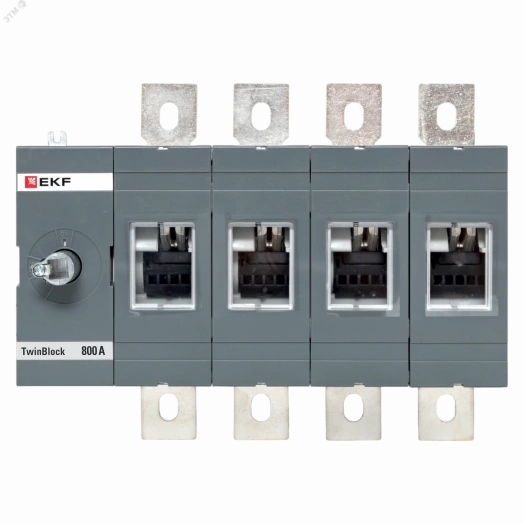 Рубильник 800A 4P без рукоятки управления TwinBlock EKF