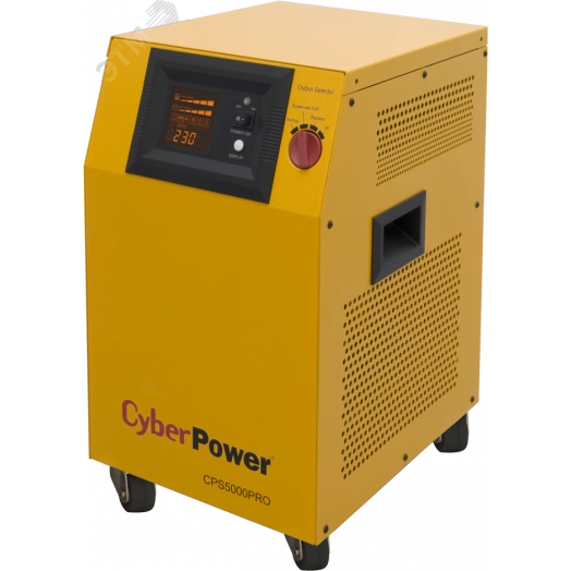 Источник бесперебойного питания UPS Online 6000VA/6000W USB/RS-232/Dry/EPO/SNMP/CloudCard/(4 IEC С13 4 IECC19 terminal block)/bat.detect./МВ OLS6KERT5U CyberPower