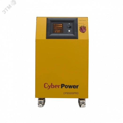 Источник бесперебойного питания UPS Online 6000VA/6000W USB/RS-232/Dry/EPO/SNMP/CloudCard/(4 IEC С13 4 IECC19 terminal block)/bat.detect./МВ OLS6KERT5U CyberPower