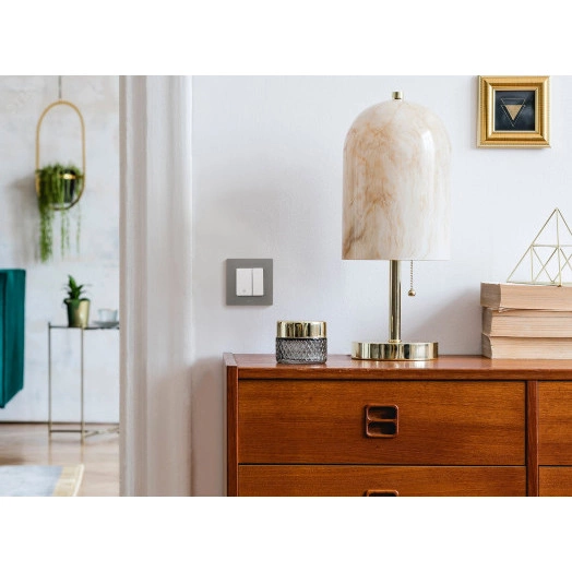 ETIKA Диммер нажимной 400Вт белый