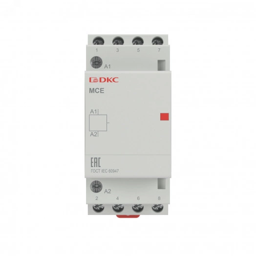 Контактор модульный YON max типа MCE, 4P, 16A, 240В, 2НО+2НЗ