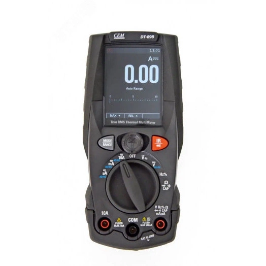 Мультиметр TRMS с встроенным тепловизором DT-898
