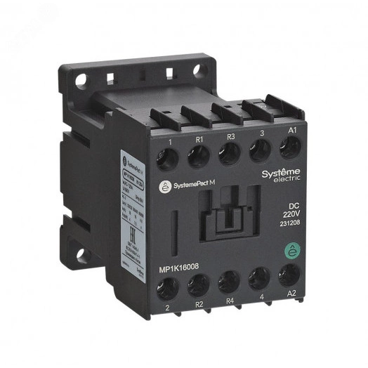 Контактор MP1K 4P(2НО+2НЗ) 6A DC220V