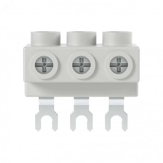 Шинная колодка для DMP32 для жесткого 6-25 кв.мм и гибкого 6-16 кв.мм кабеля до 63А