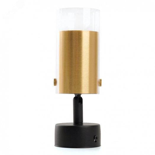 Светильник ДБО GU10 без лампы наклонный золото черный