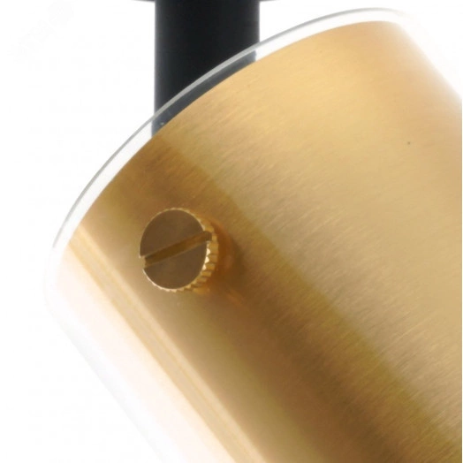 Светильник ДБО GU10 без лампы наклонный золото черный