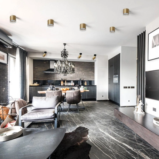 Светильник ДБО GU10 без лампы наклонный золото черный