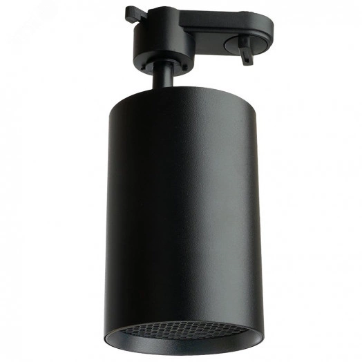 Светильник светодиодный трековый на шинопровод ДПО-18w 4000К 1440Лм черный с антибликовой решеткой