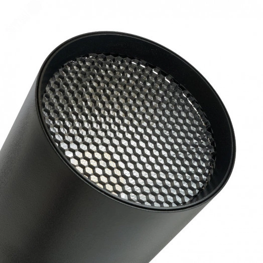 Светильник светодиодный трековый на шинопровод ДПО-18w 4000К 1440Лм черный с антибликовой решеткой