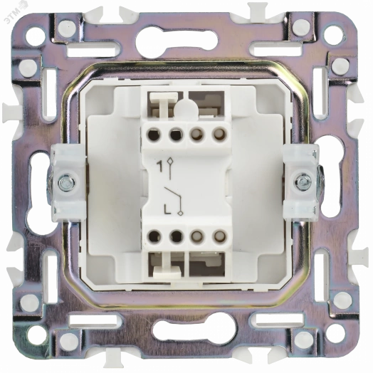 SKANDY Выключатель 1-клавишный 10А SK-V01W арктический белый IEK