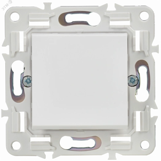 SKANDY Выключатель 1-клавишный кнопочный 10А SK-V14W арктический белый IEK