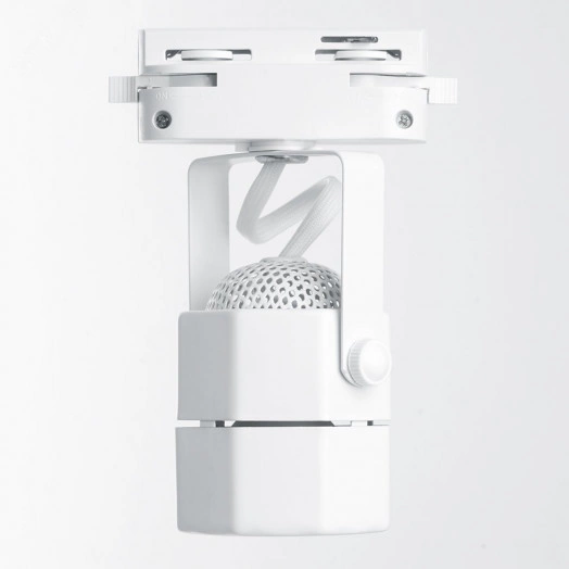 Светильник трековый на шинопровод ДПО GU10 без лампы белый