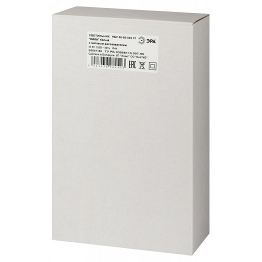 Садово-парковый светильник НБУ 60Вт 06-60-003 Ника белый матовый