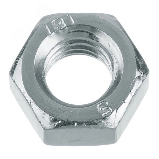 DIN 934 Гайка М10х1 8 ZN шестигранная оцинкованная