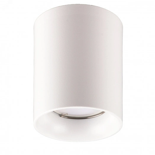 Светильник накладной, ARTON, цилиндр, 80х80х100мм, GU10, алюминий, белый, 59976 0, Ritter