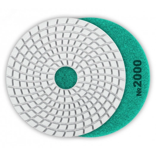 Круг алмазные гибкий шлифовальный (Черепашка) для мокрого шлифования, 125мм, №2000