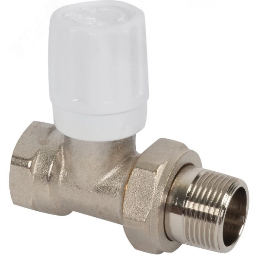 Клапан для радиаторов ручной прямой 1/2           (компактный)