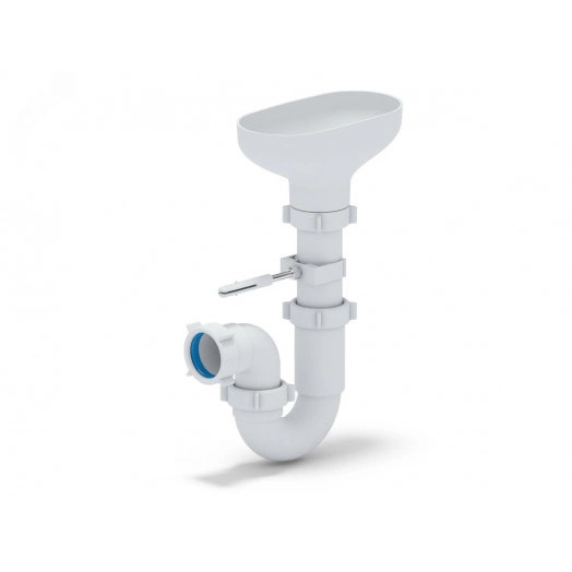 Сифон для мойки АНИ 1 1/2' x 40 прямоточный с разрывом струи