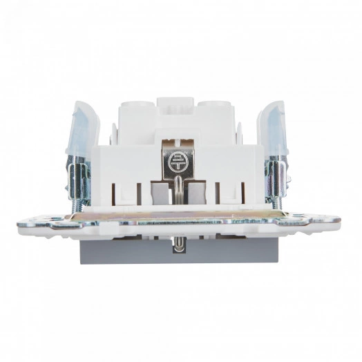 SKANDY Розетка с заземлением без защитных шторок 16А SK-R05Gr серый IEK