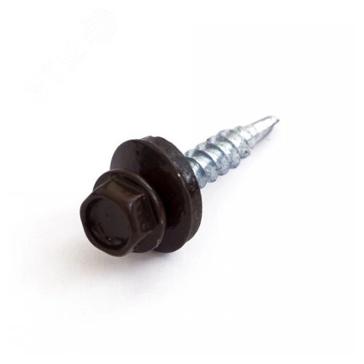 Саморез 4,8х51 кровельный RAL 8017 коричневый (10 шт/уп)