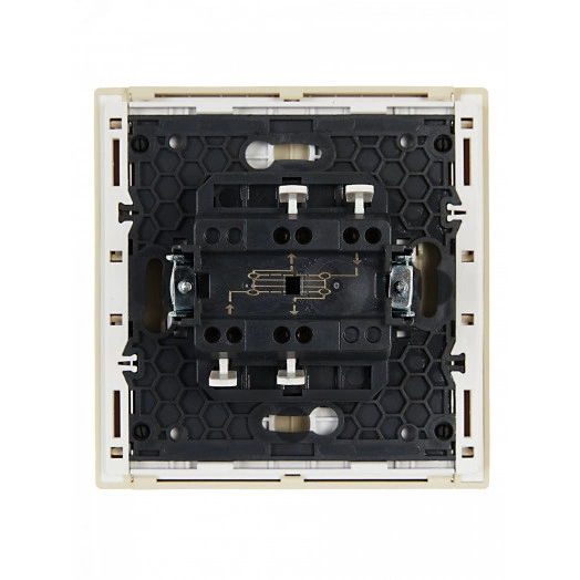 FORTE&PIANO Выключатель 1-клавишный перекрестный 10А FP412 ваниль IEK