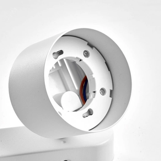 Светильник ДБО 2хGX53 без ламп наклонный белый