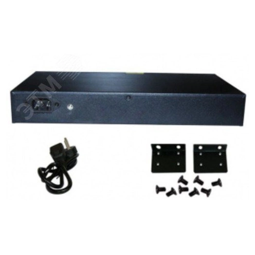 Коммутатор 16 портов неуправляемый PoE 10/100Мбит/с 2 Uplink порта 100 Мбит/с