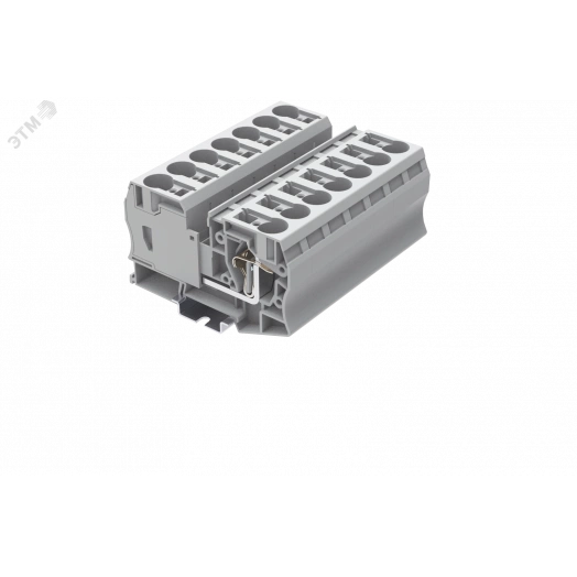 Клемма TC 1-1 пружинная, сечение 35 мм. кв., серая