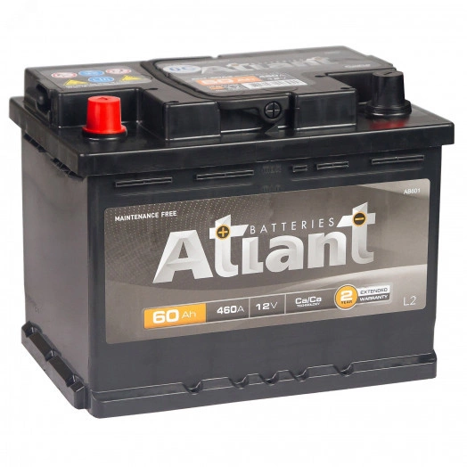 Аккумулятор автомобильный ATLANT Black 60Ah L+