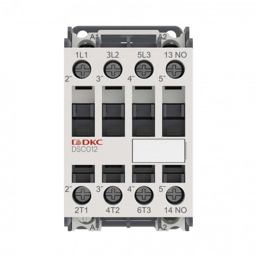 Магнитный контактор YON DSC012 12A 5,5кВт AC3 3P кат.380В AC 1НО