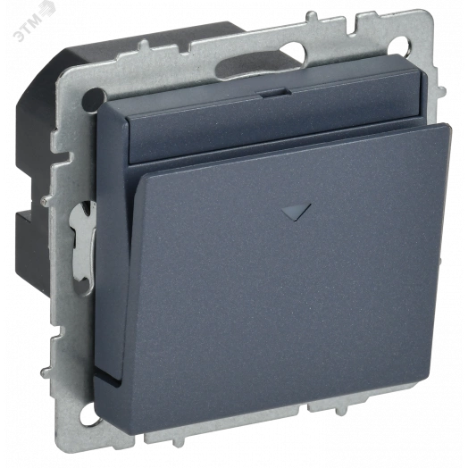 BRITE Выключатель карточный 30А ВС10-1-8-БрМ маренго IEK