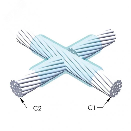 Форма сварная К2М-ХА115# проводник S-70 мм2 - проводник S-35 мм2