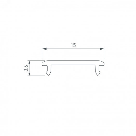 Экран SL-W14-2000 OPAL (Arlight, Пластик)