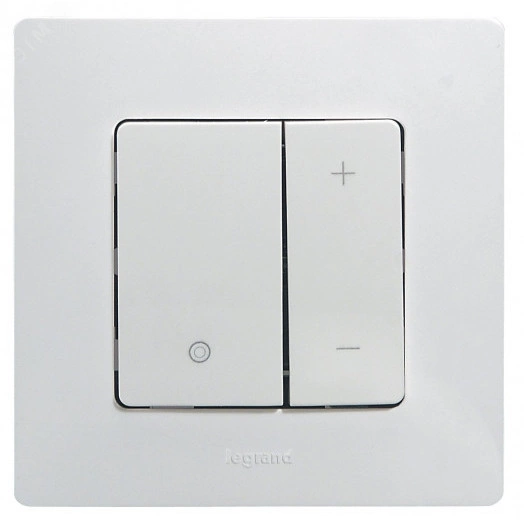 ETIKA Диммер нажимной 400Вт алюминий