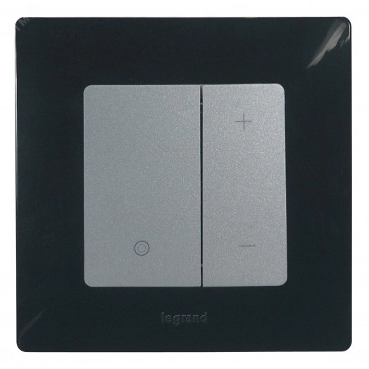 ETIKA Диммер нажимной 400Вт алюминий