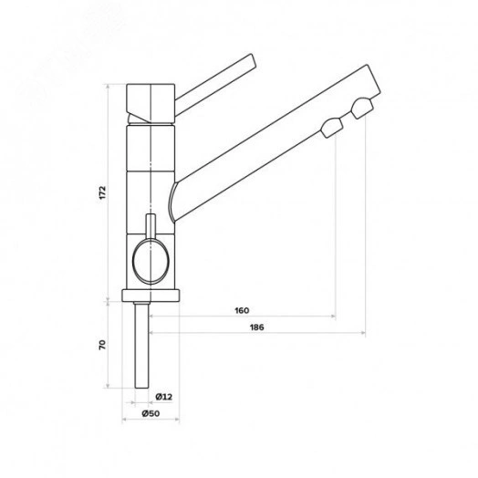 Смеситель кухонный модель CDZ0246