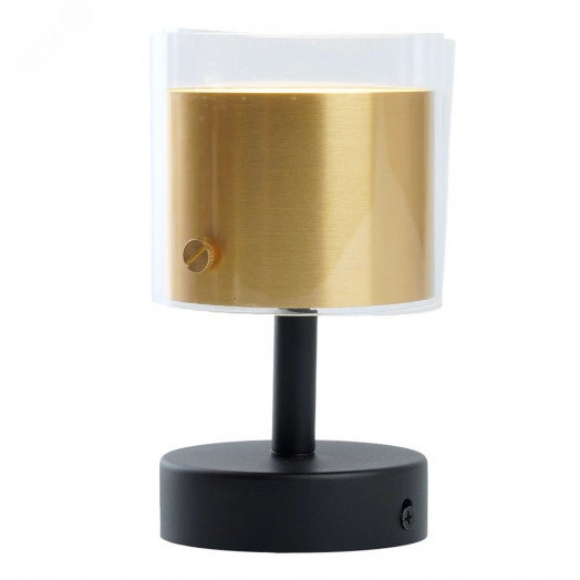 Светильник ДБО GX53 без лампы наклонный золото черный