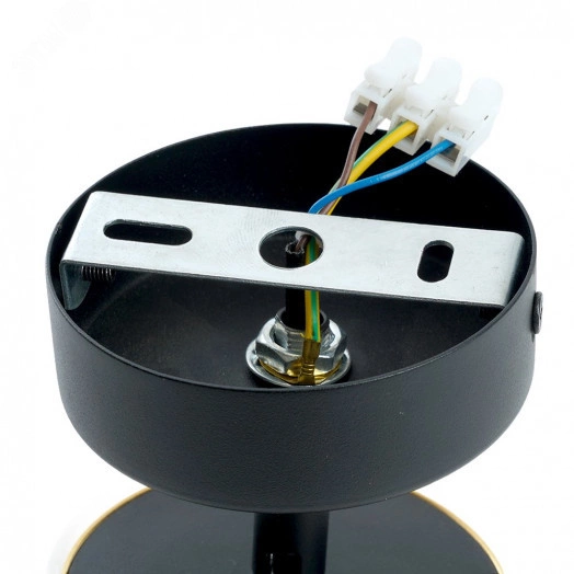 Светильник ДБО GX53 без лампы наклонный золото черный