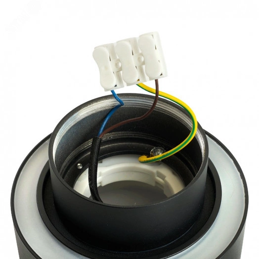 Светильник ДПО-12w GX53 без лампы IP44 черный