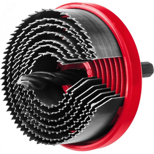 Пила сегментная наборная по дереву 7шт (26-63/18мм), 26-32-38-45-50-56-63х18 мм