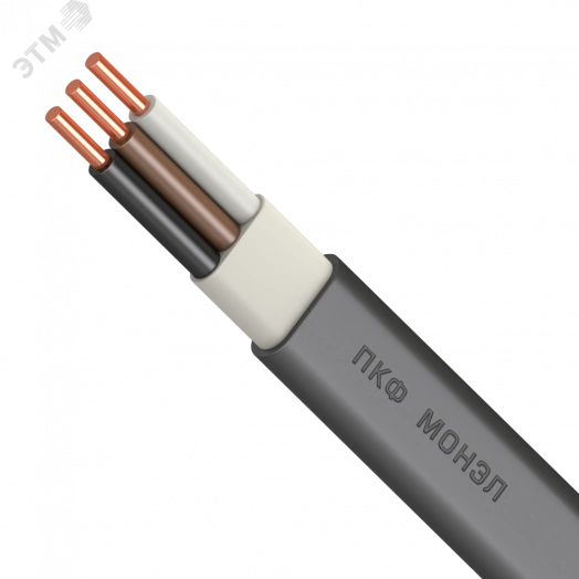 Кабель силовой ВВГ-Пнг(А)-LS 3Х2.5ок(N.PE)-0.660  бар. ТРТС